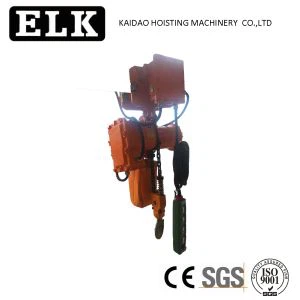 1 ton - 5 ton eksplosion-bevis kæde elektriske Hoist med Trolley